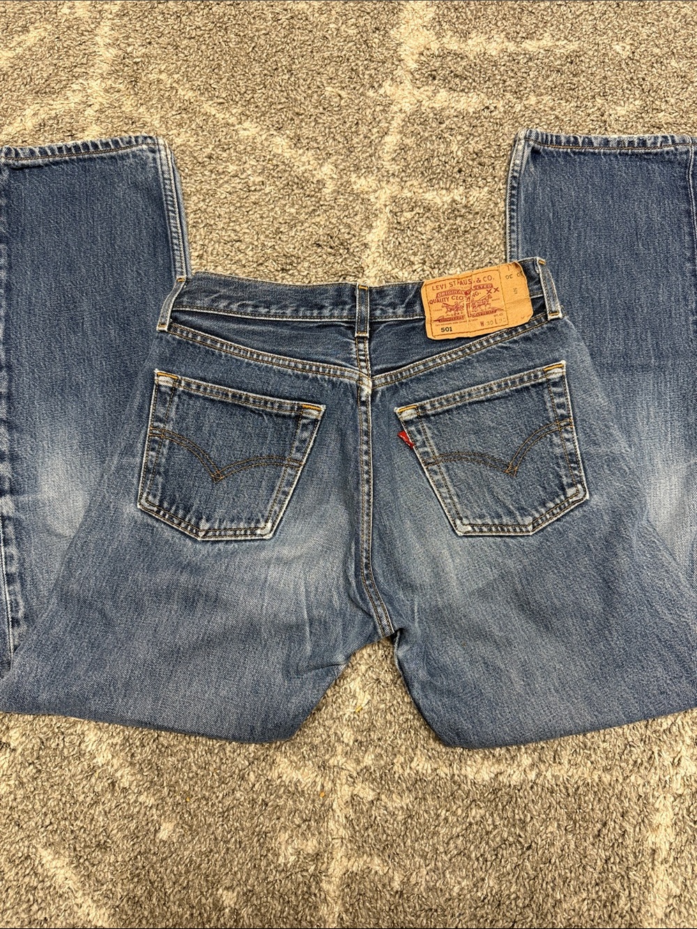 Vintage Levi's 501s Straight-Leg Medium Wash Women’s Jeans